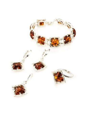 Amber Pendant In Sterling Silver The Hermitage, image , picture 5