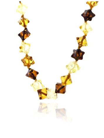 Multicolor Amber Beaded Necklace, image , picture 2