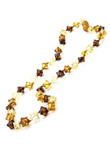 Multicolor Amber Beaded Necklace, image , picture 4