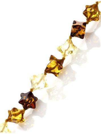 Multicolor Amber Beaded Necklace, image , picture 6