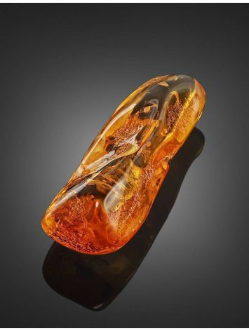 Elongated Amber Stone With Inclusions, image , picture 3