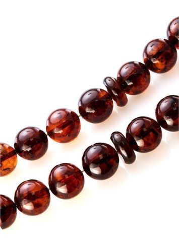 Muslim 33 Cherry Amber Prayer Beads, image , picture 4