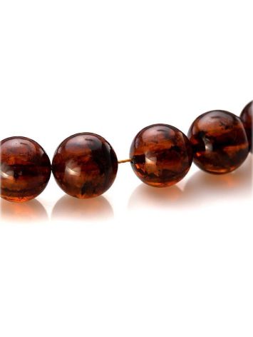 Muslim 33 Cherry Amber Prayer Beads, image , picture 5