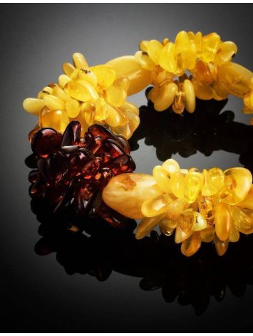 Honey Amber Necklace The Chrysanthemum, image , picture 2