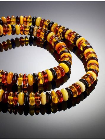Multicolor Amber Beaded Necklace The Prague, image , picture 2