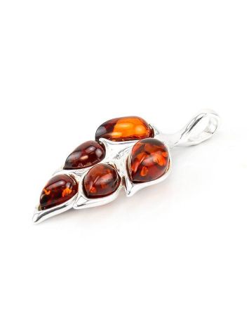 Floral Amber Pendant In Sterling Silver The Verbena, image , picture 6