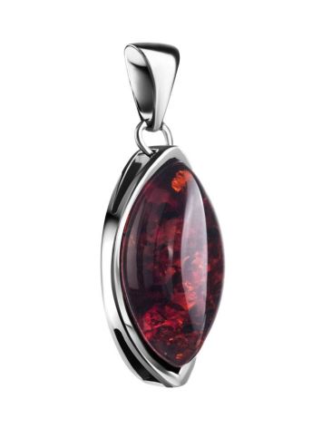 Adorable  Amber Pendant In Sterling Silver The Amaranth, image , picture 3