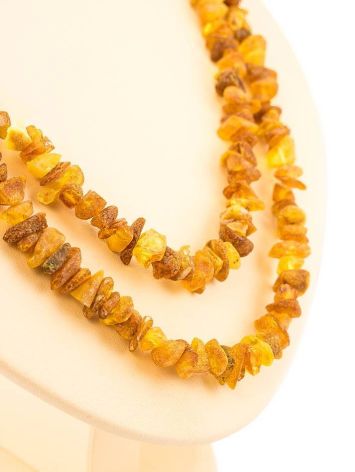 Raw Amber Rope Length Necklace, image , picture 2