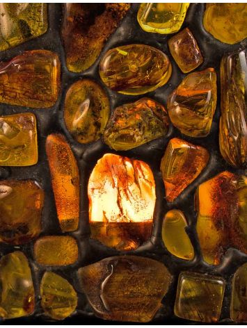 Handcrafted Lemon Amber Candleholder, image , picture 8