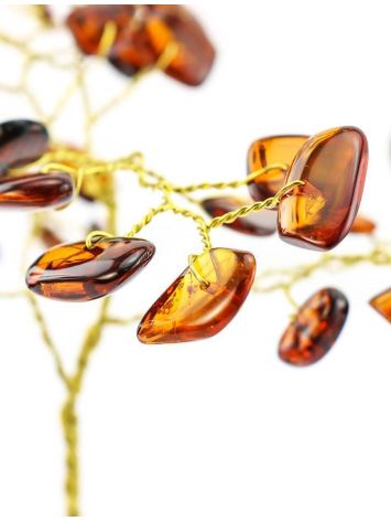 Cognac Amber Decorative Money Tree, image , picture 2