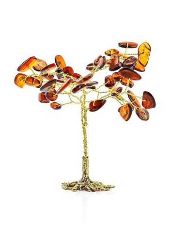 Cognac Amber Decorative Money Tree, image , picture 6