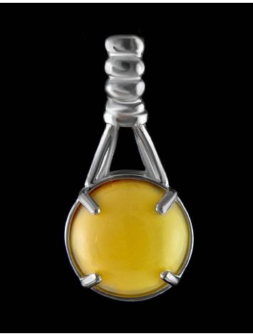 Refined Honey Amber Pendant In Sterling Silver The Shanghai, image , picture 2