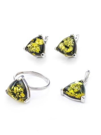 Lovely Amber Pendant In Sterling Silver The Etude, image , picture 5