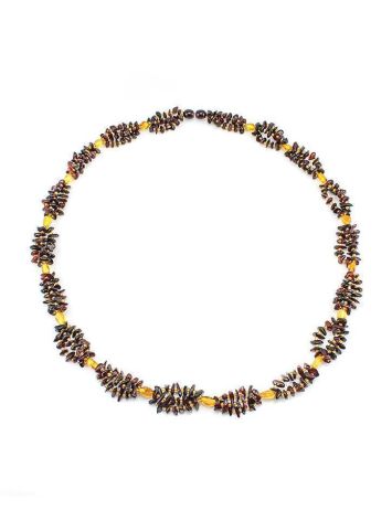 Multicolor Amber Beaded Necklace, image , picture 4