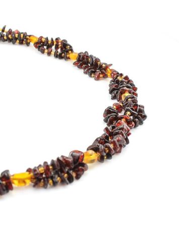 Multicolor Amber Beaded Necklace, image , picture 2