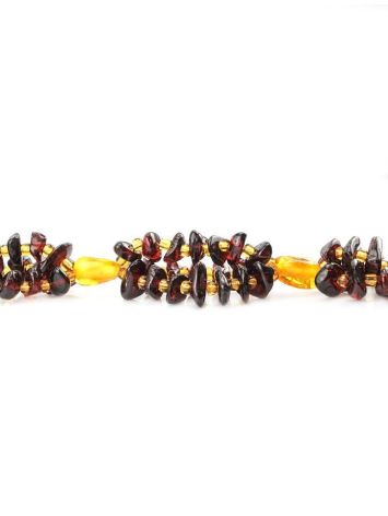 Multicolor Amber Beaded Necklace, image , picture 3