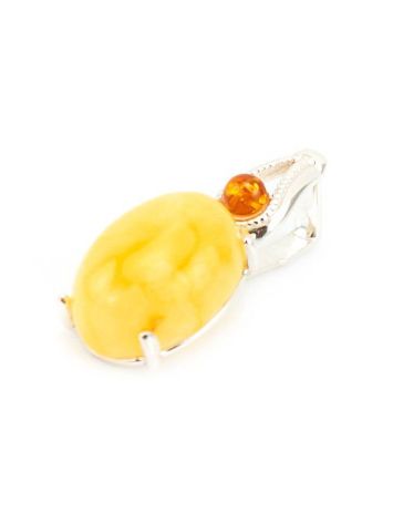 Multicolor Amber Pendant In Sterling Silver The Prussia, image , picture 2