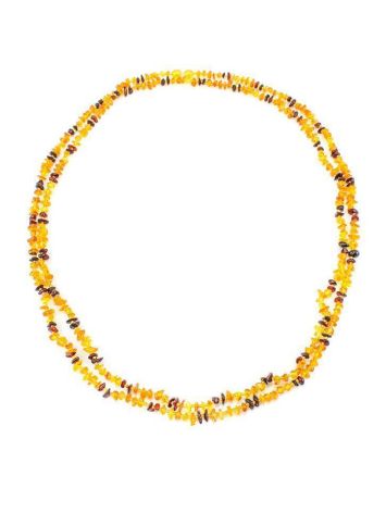 Two-Toned Amber Rope Necklace, image , picture 3