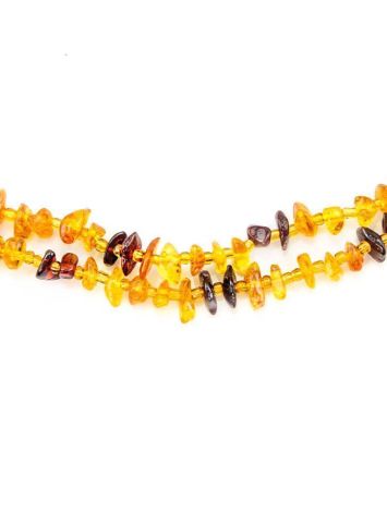 Two-Toned Amber Rope Necklace, image , picture 4