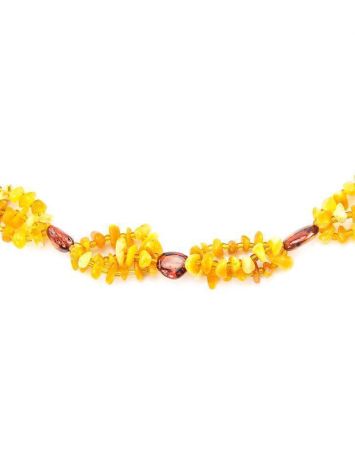 Multicolor Amber Beaded Necklace, image , picture 5