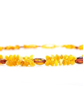 Multicolor Amber Beaded Necklace, image , picture 2