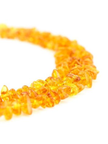 Cognac Amber Rope Necklace, image , picture 3