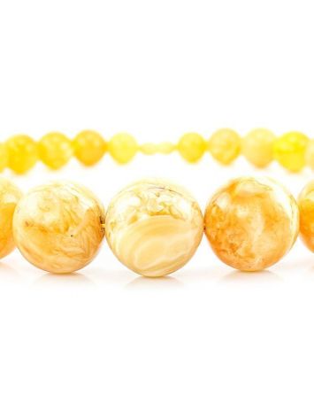 Mindblowing Amber Ball Beaded Necklace, image , picture 3