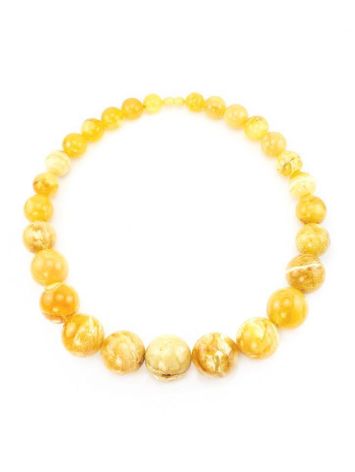 Mindblowing Amber Ball Beaded Necklace, image , picture 6