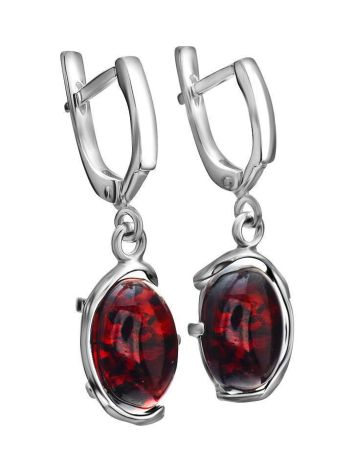 Amber Earrings In Sterling Silver The Vivaldi, image , picture 4