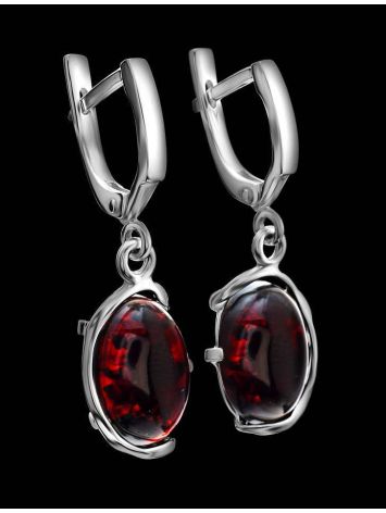 Amber Earrings In Sterling Silver The Vivaldi, image , picture 3