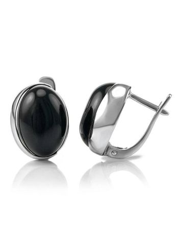 Lovely Amber Earrings In Sterling Silver The Suite, image , picture 2