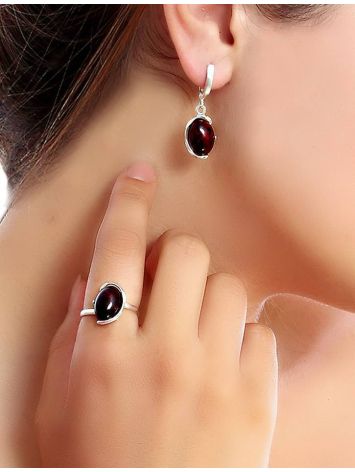 Amber Earrings In Sterling Silver The Vivaldi, image , picture 2