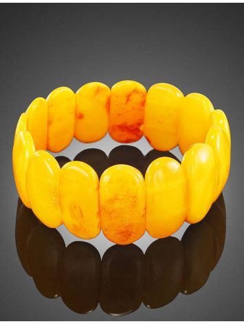 Honey Amber Stretch Bracelet, image , picture 2