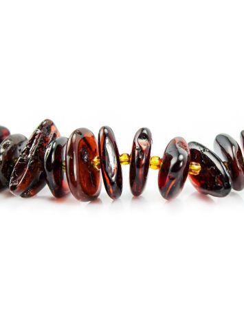 Cherry Amber Beaded Necklace, image , picture 2