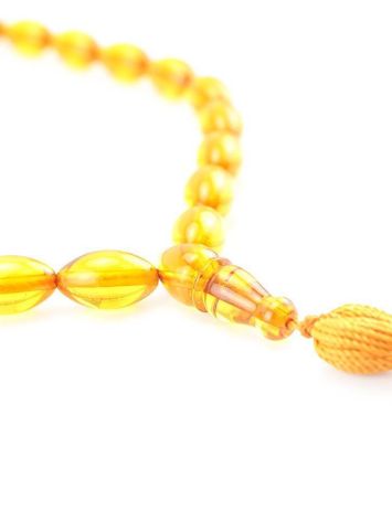 Islamic Cognac Amber Prayer Beads, image , picture 2