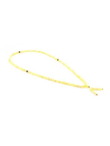 Honey Amber Mala Prayer Beads, image , picture 6