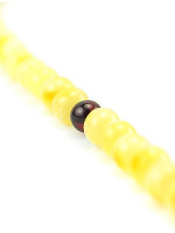 Honey Amber Mala Prayer Beads, image , picture 3