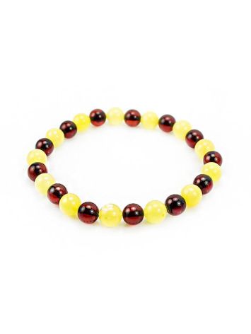 Two Toned Amber Beaded Bracelet, image , picture 4