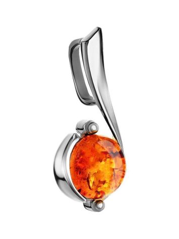 Amber Pendant In Sterling Silver The Sphere, image , picture 3