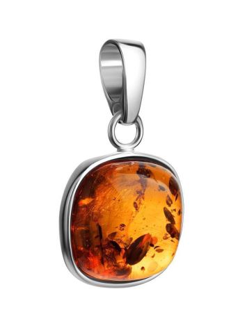 Cognac Amber Pendant In Sterling Silver The Copenhagen, image , picture 3