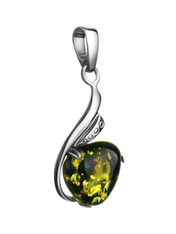 Green Amber Pendant In Sterling Silver The Acapulco, image , picture 4