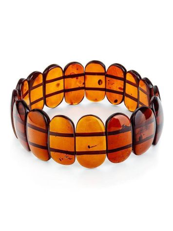 Cognac Amber Stretch Bracelet, image 