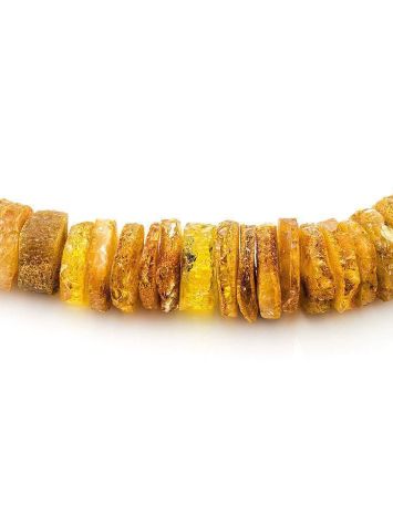 Natural Cognac Amber Beaded Necklace, image , picture 4