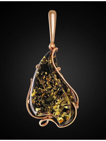 Handcrafted Amber Pendant In Gold The Rialto, image , picture 2