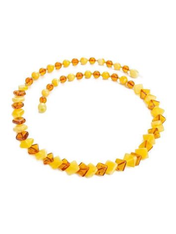 Multicolor Amber Beaded Necklace, image , picture 3