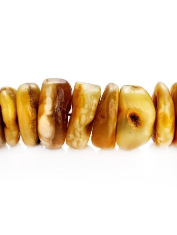 Raw Amber Beaded Necklace, image , picture 4