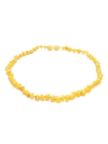 Honey Amber Teething Beaded Necklace, image 