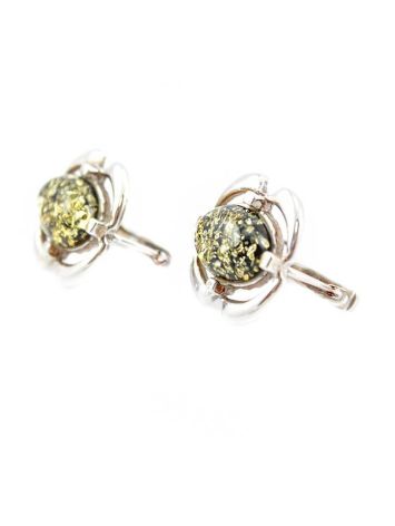 Amber Earrings In Sterling Silver The Violet, image , picture 3