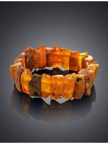 Raw Amber Bracelet The Volcano, image , picture 2