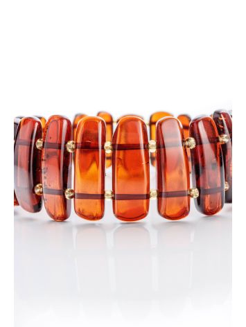Cherry Amber Stretch Bracelet, image , picture 3